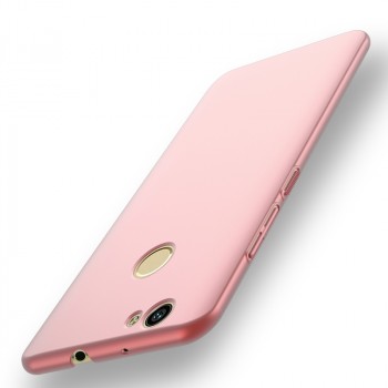 Пластиковый непрозрачный матовый чехол с защитой торцов для Huawei Nova Розовый