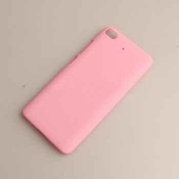 Пластиковый непрозрачный матовый чехол для Xiaomi Mi5S Розовый