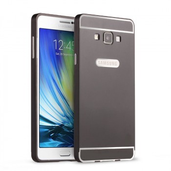 Двухкомпонентный чехол c металлическим бампером с поликарбонатной накладкой для Samsung Galaxy A7 