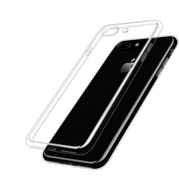 Силиконовый матовый транспарентный чехол для Iphone 7 Plus 