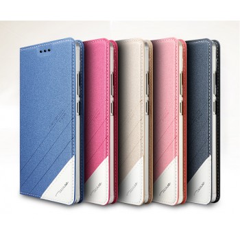 Чехол горизонтальная книжка подставка текстура Линии на силиконовой основе для Xiaomi RedMi 4 