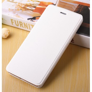 Чехол горизонтальная книжка подставка на пластиковой основе для Xiaomi RedMi 4A Белый