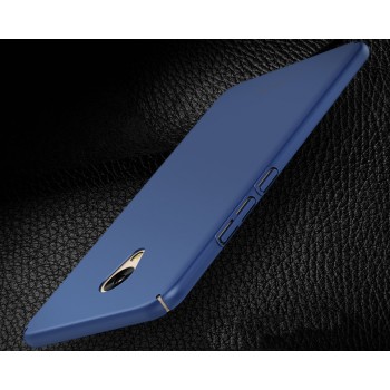 Пластиковый непрозрачный матовый чехол с улучшенной защитой элементов корпуса для Meizu M5 Note Синий