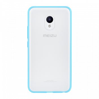 Оригинальный силиконовый матовый полупрозрачный чехол для Meizu M5 
