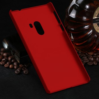Пластиковый непрозрачный матовый чехол для Xiaomi Mi Mix Красный