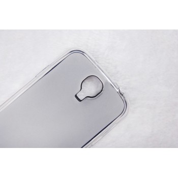Силиконовый матовый полупрозрачный чехол для Samsung Galaxy S4 Белый