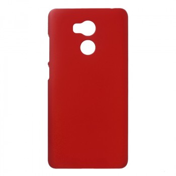 Пластиковый непрозрачный матовый чехол для Xiaomi RedMi 4 Pro  Красный
