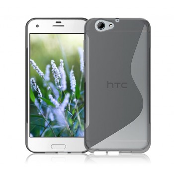 Силиконовый матовый полупрозрачный чехол с дизайнерской текстурой S для HTC One A9S