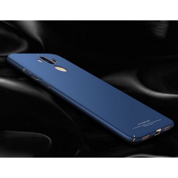 Пластиковый непрозрачный матовый чехол с улучшенной защитой элементов корпуса для Huawei Mate 9 Синий