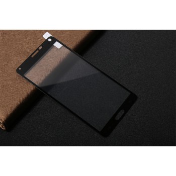 Полноэкранное ультратонкое износоустойчивое сколостойкое олеофобное защитное стекло-пленка для Samsung Galaxy Note 4