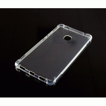 Силиконовый матовый полупрозрачный чехол с усиленными углами для Huawei Honor Note 8 