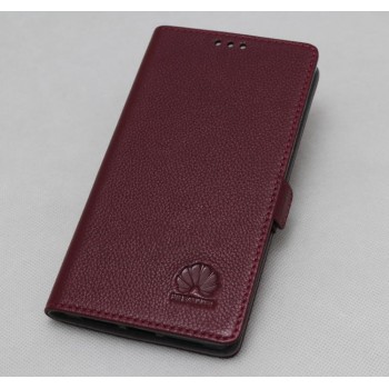 Кожаный чехол горизонтальная книжка подставка с крепежной застежкой для Huawei Honor Note 8 