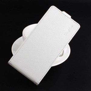 Чехол вертикальная книжка на силиконовой основе на магнитной защелке для LG G6 Белый
