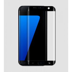 3D полноэкранное ультратонкое износоустойчивое сколостойкое олеофобное защитное стекло для Samsung Galaxy S7 Edge Черный