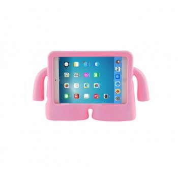 Детский ультразащитный гиппоаллергенный силиконовый фигурный чехол для планшета Ipad Mini 1/2/3 Розовый