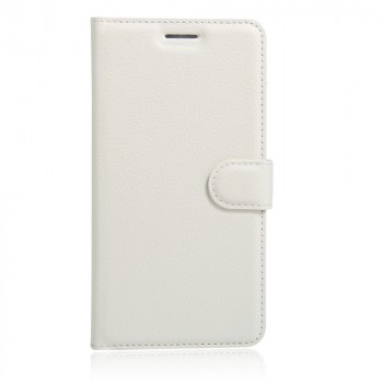 Чехол портмоне подставка с магнитной защелкой для Samsung Galaxy Alpha Белый