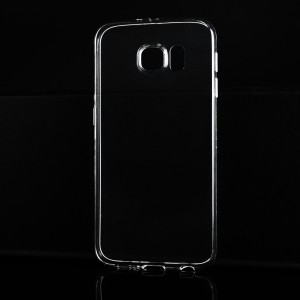 Силиконовый транспарентный чехол для Samsung Galaxy S6 Белый