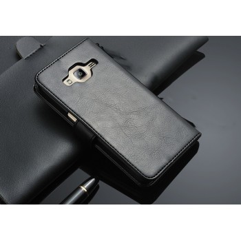 Глянцевый чехол портмоне подставка с защелкой для Samsung Galaxy J3 (2016)
