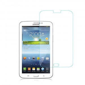 Ультратонкое износоустойчивое сколостойкое олеофобное защитное стекло-пленка для Samsung Galaxy Tab 3 7.0