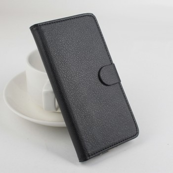 Чехол портмоне подставка с защелкой для Alcatel One Touch POP 3 5 Коричневый