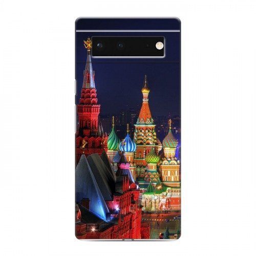 Дизайнерский силиконовый с усиленными углами чехол для Google Pixel 6 Москва