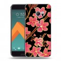 Дизайнерский пластиковый чехол для HTC 10 Люксовые цветы