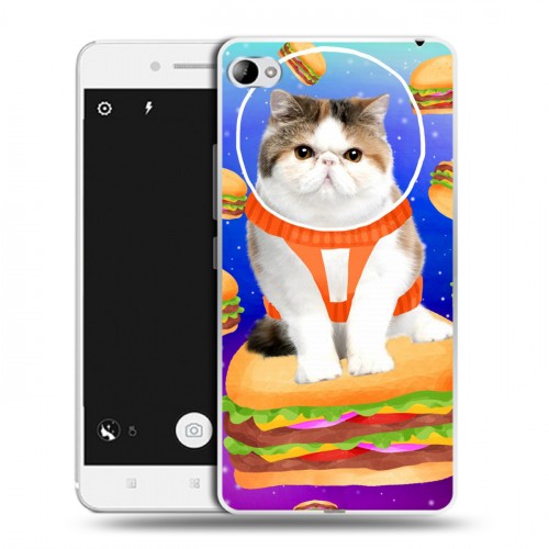 Дизайнерский пластиковый чехол для Lenovo S90 Космик кошки