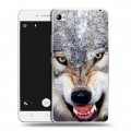 Дизайнерский пластиковый чехол для Lenovo S90 Волки