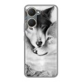 Дизайнерский силиконовый чехол для Vivo Y03 Волки