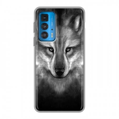 Дизайнерский силиконовый чехол для Motorola Edge 20 Волки