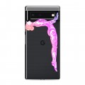 Полупрозрачный дизайнерский силиконовый чехол для Google Pixel 6 Йога дизайн