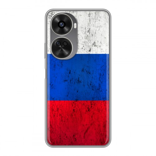 Дизайнерский силиконовый чехол для Huawei Nova 11 SE Российский флаг