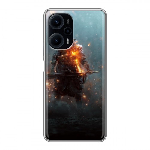 Дизайнерский силиконовый чехол для XIaomi Poco F5 Battlefield