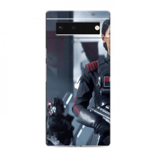 Дизайнерский силиконовый с усиленными углами чехол для Google Pixel 6 Star Wars Battlefront