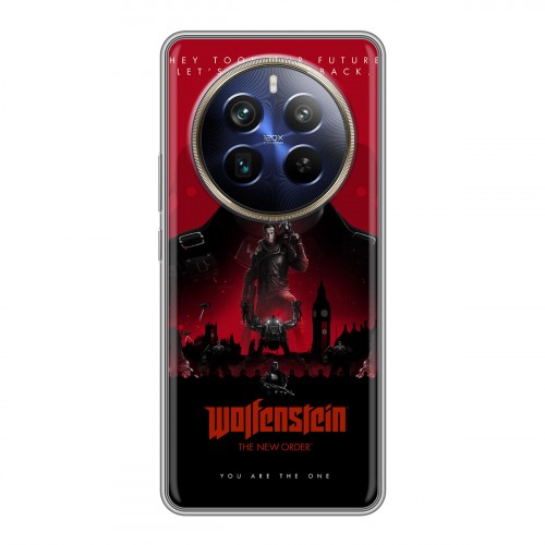 Дизайнерский силиконовый чехол для Realme 12 Plus 5G Wolfenstein