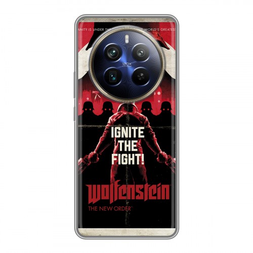 Дизайнерский силиконовый чехол для Realme 12 Plus 5G Wolfenstein