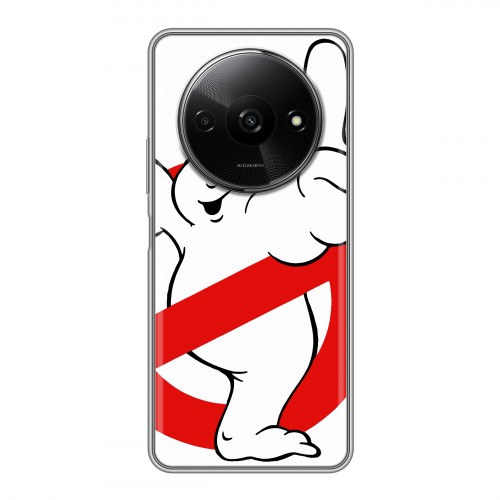 Дизайнерский силиконовый чехол для Xiaomi RedMi A3 Охотники за привидениями