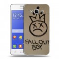 Дизайнерский силиконовый чехол для Samsung Galaxy J7 Fall Out Boy