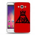 Дизайнерский пластиковый чехол для LG L60 Fall Out Boy