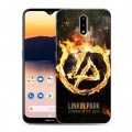 Дизайнерский силиконовый чехол для Nokia 2.3 Linkin Park