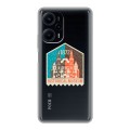 Полупрозрачный дизайнерский пластиковый чехол для XIaomi Poco F5 Москва