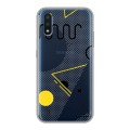 Полупрозрачный дизайнерский силиконовый чехол для Samsung Galaxy M01 Абстракции 1