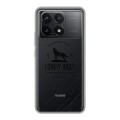 Полупрозрачный дизайнерский пластиковый чехол для Xiaomi Redmi K70 5G Волки