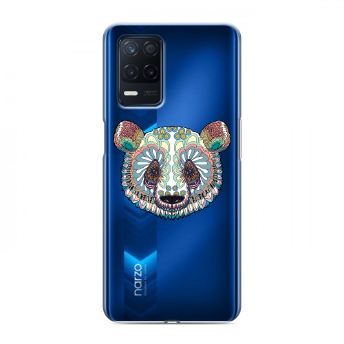 Дизайнерский пластиковый чехол для Realme Narzo 30 5G Животный арт 5