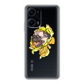 Полупрозрачный дизайнерский пластиковый чехол для XIaomi Poco F5 Собаки