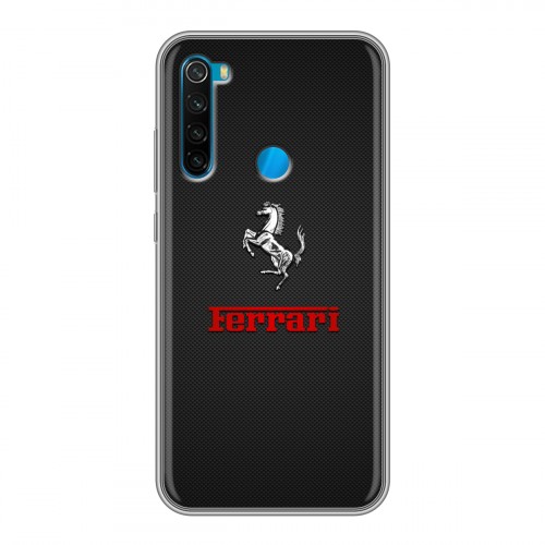 Дизайнерский силиконовый чехол для Xiaomi RedMi Note 8 ferrari