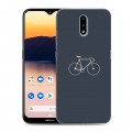 Дизайнерский силиконовый с усиленными углами чехол для Nokia 2.3 Абстрактный минимализм