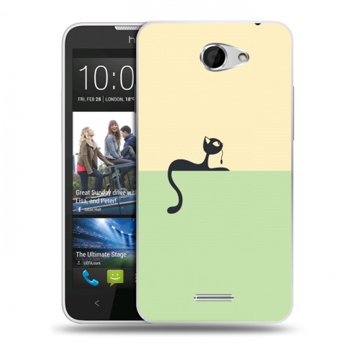 Дизайнерский пластиковый чехол для HTC Desire 516 Абстрактный минимализм