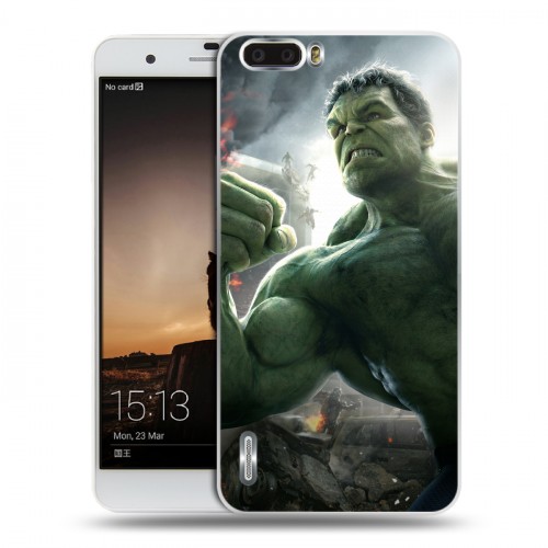 Дизайнерский силиконовый чехол для Huawei Honor 6 Plus Мстители