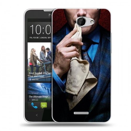 Дизайнерский пластиковый чехол для HTC Desire 516 ганнибал